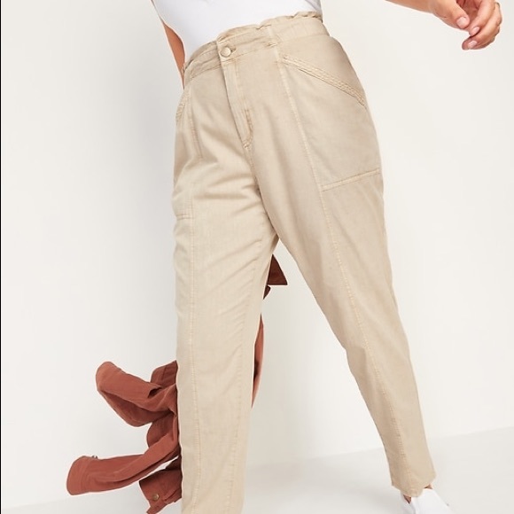 NWT Old Navy High-Waisted Utility Pants - Picture 1 of 9